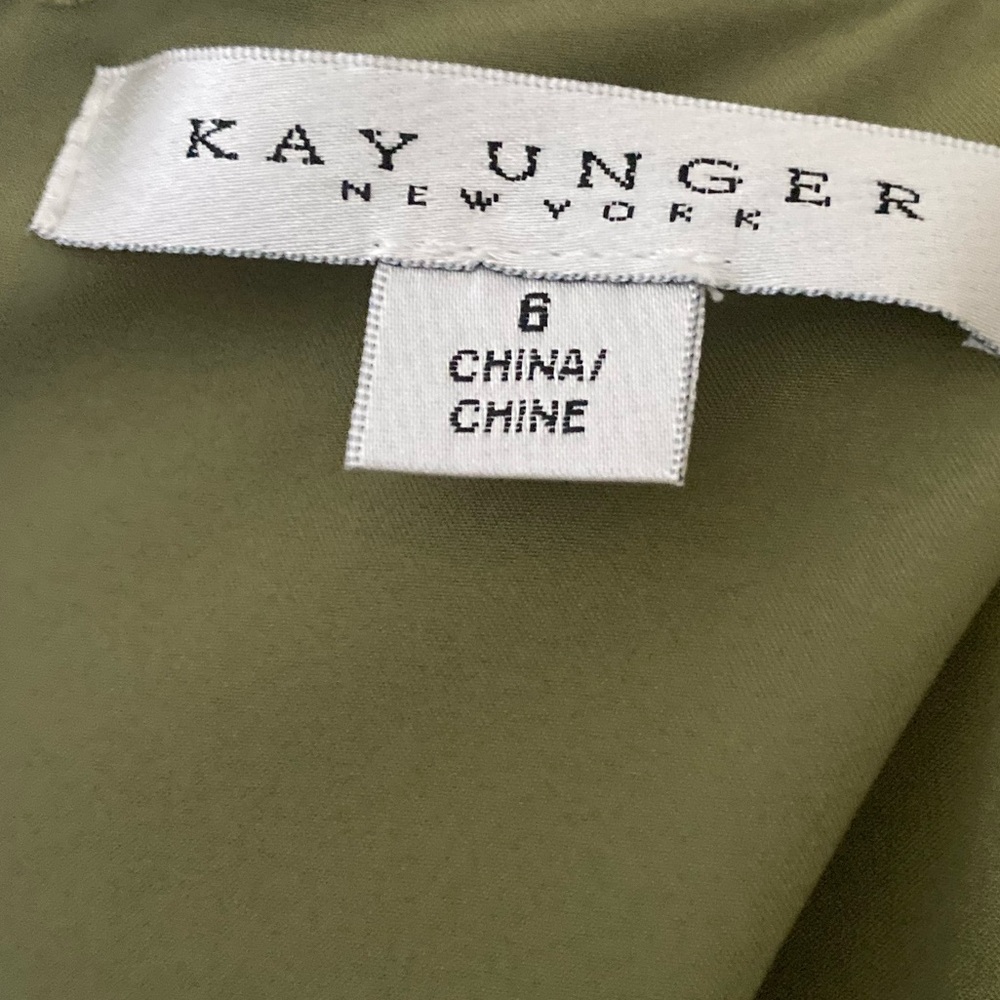 Kay Unger New York ELLE SASH DRESS Size 6 - Picture 10 of 11